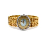 Piaget 1.56 Carat Round Brilliant G VS2 Diamond 18 Karat Yellow Gold Wrist Watch