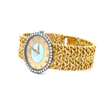 Piaget 1.56 Carat Round Brilliant G VS2 Diamond 18 Karat Yellow Gold Wrist Watch