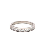 Tiffany & Co 0.33 Carat Round Brilliant Diamond Platinum Half-Eternity Ring