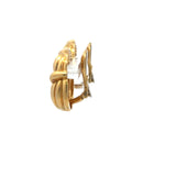 David Webb Vintage 25.90 Grams 18 Karat Yellow Gold Clip On Earrings