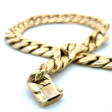 Vintage 71.40 Grams 18 Karat Yellow Gold Cuban Link Necklace