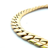 Vintage 71.40 Grams 18 Karat Yellow Gold Cuban Link Necklace