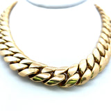 Vintage 71.40 Grams 18 Karat Yellow Gold Cuban Link Necklace