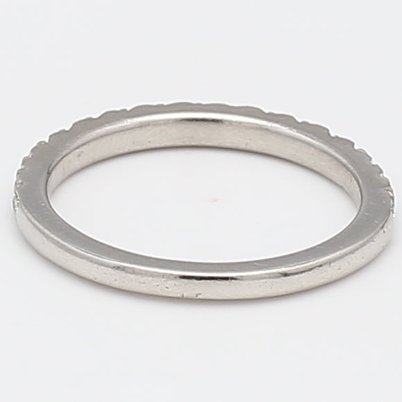 0.27 Carat Round Brilliant I SI1 Diamond Platinum Wedding Ring