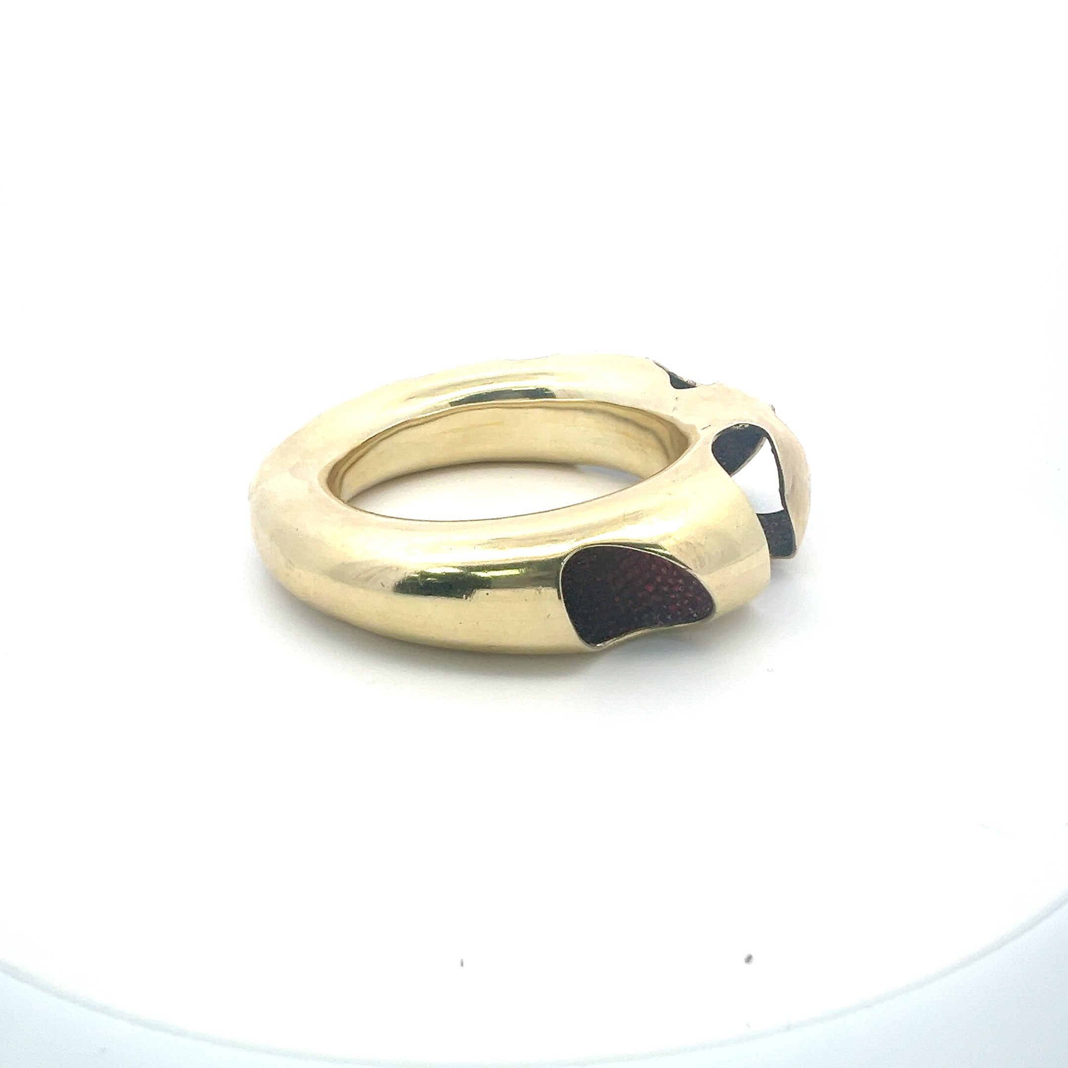Vintage 106.70 Grams 18 Karat Yellow Gold Bangle Bracelet