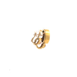 Bvlgari Vintage 30.60 Grams 18 Karat Yellow Gold Ruby Coin Earrings