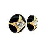 3.00 Carat Round Brilliant F VS1 Diamond 18 Karat Yellow Gold Clip On Earrings