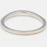 0.35 Carat Round Brilliant F SI1 Diamond 18 Karat White Gold Band Ring