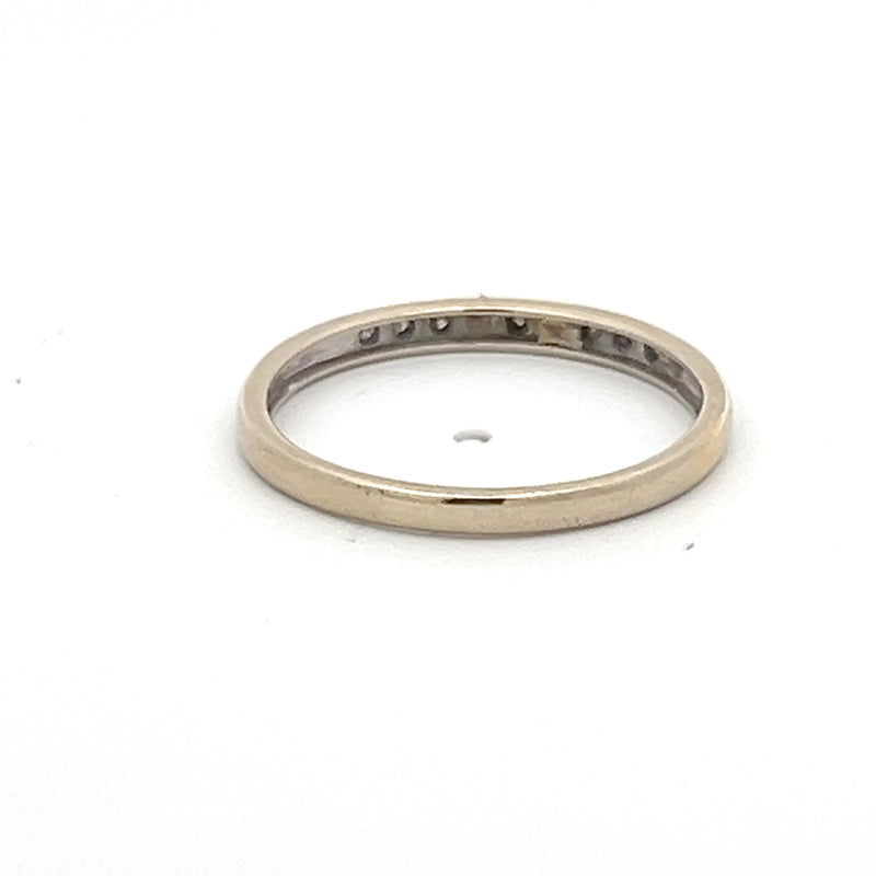 White Gold Wedding Band Ring