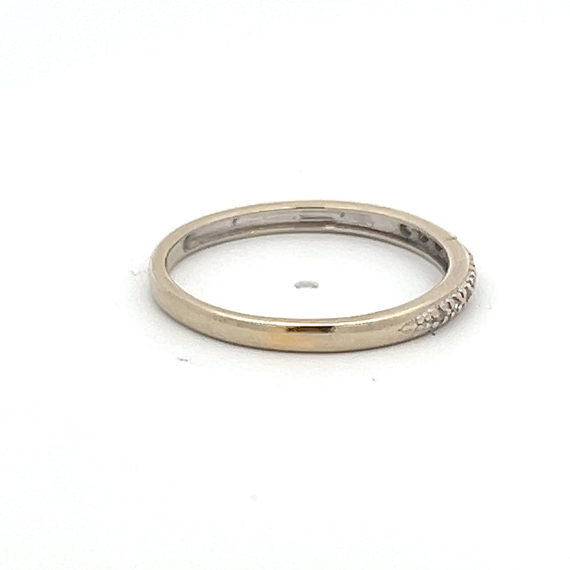 White Gold Wedding Band Ring