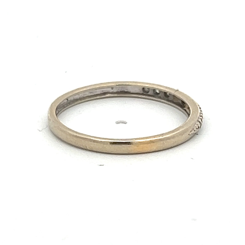 White Gold Wedding Band Ring