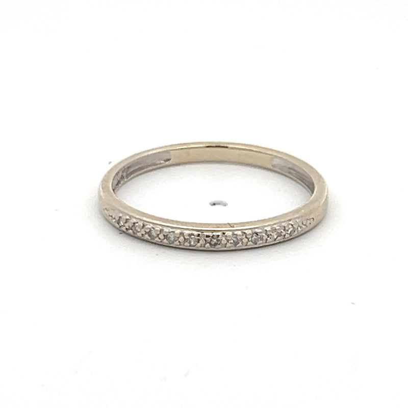 White Gold Wedding Band Ring