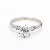 1.16 Carat Old European Cut I VS2-VS1 Diamond Platinum Engagement Ring