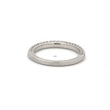 0.86 Carat Round Brilliant G VS1 Diamond Platinum Band Ring