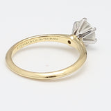 Tiffany & Co 1.20 Carat Round Brilliant Diamond Two Tone Gold/Plat Engagement Ring