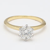 Tiffany & Co 1.20 Carat Round Brilliant Diamond Two Tone Gold/Plat Engagement Ring