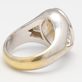 1.20 Carat J SI1 Diamond 18 Karat White Gold Semi Mount Ring