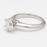 Tiffany & Co 1.08 Carat Round Brilliant G SI1 Diamond Platinum Engagement Ring