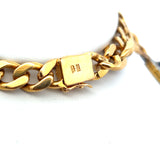 7.70 Carat Round Brilliant G SI1 Diamond 18 Karat Yellow Gold Chain Necklace