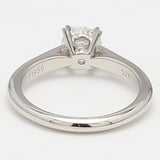 Harry Winston 0.71 Carat Round Brilliant E VVS1 Diamond Platinum Engagement Ring