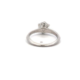 Tiffany & Co 1.13 Carat Round Brilliant G SI1 Diamond Platinum Engagement Ring