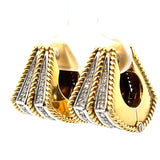 0.29 Carat Round Brilliant H SI1 Diamond 18 Karat Yellow Gold Clip On Earrings