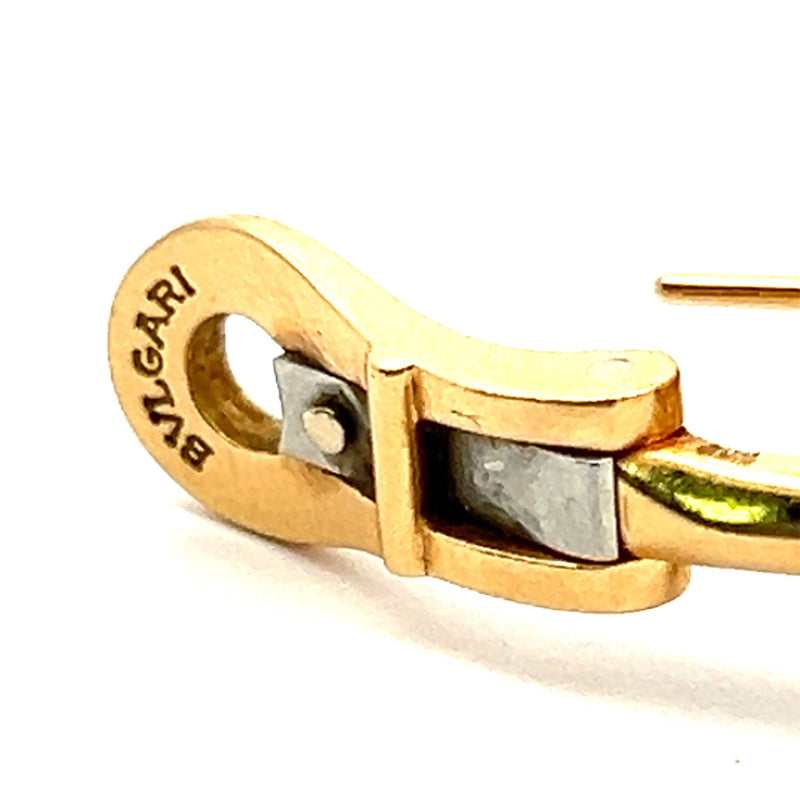 Bvlgari Vintage 12.10 Grams 18 Karat Yellow Gold Clip On Earrings