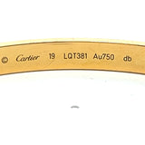 Cartier 18 Karat Yellow Gold Love Bracelet Size 19