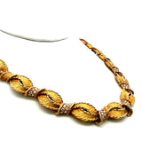 Tiffany & Co 0.60 Carat Round Brilliant G VS2 Diamond 18 Karat Yellow Gold Necklace