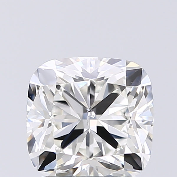 Lab-Grown 1.81 Carat Cushion Modified Brilliant Cut Diamond color I Clarity SI2 With GIA Certificate, precious stones, engagement diamonds