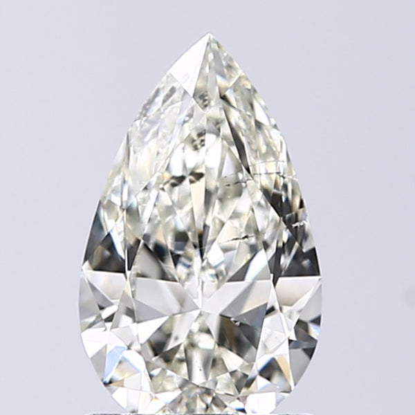 Lab-Grown 1.03 Carat Pear Shape Diamond color K Clarity SI2 With GIA Certificate, precious stones, engagement diamonds