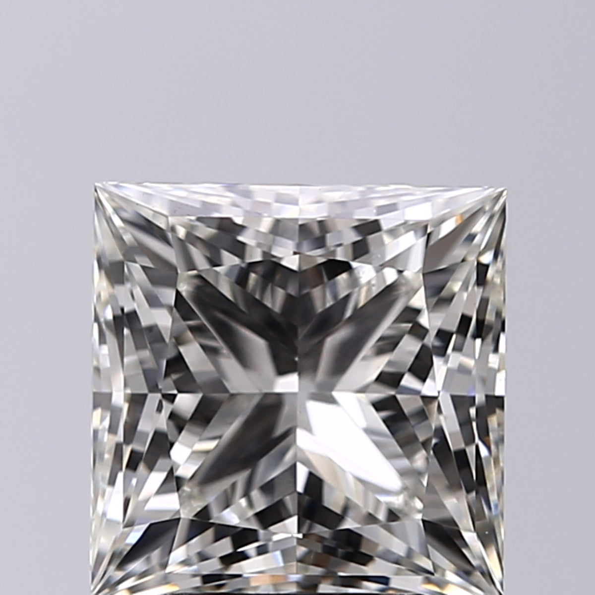 Lab-Grown 3.09 Carat Princess Cut Diamond color H Clarity VS1, precious stones, engagement diamonds