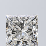 Lab-Grown 3.09 Carat Princess Cut Diamond color H Clarity VS1, precious stones, engagement diamonds