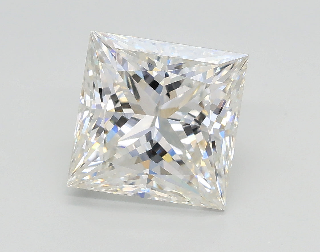 Lab-Grown 2.73 Carat Princess Cut Diamond color G Clarity VVS2, precious stones, engagement diamonds