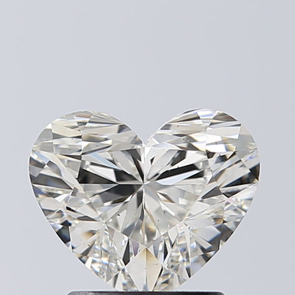 Lab-Grown 1.51 Carat Heart Shape Diamond color G Clarity VS2, precious stones, engagement diamonds