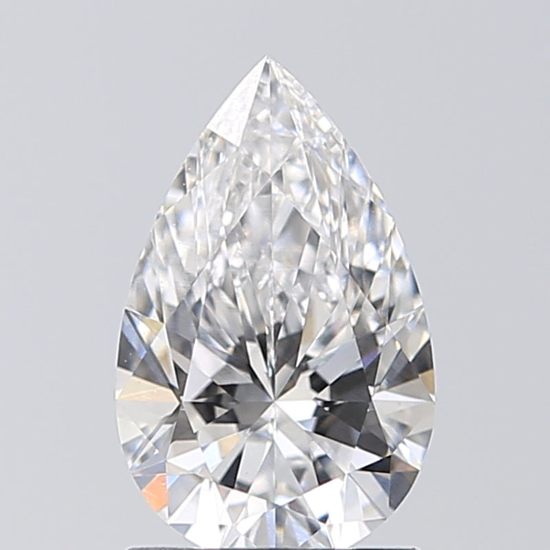 Lab-Grown 1.12 Carat Pear Shape Diamond color E Clarity VVS2, precious stones, engagement diamonds