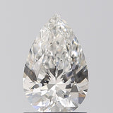 Lab-Grown 0.91 Carat Pear Shape Diamond color F Clarity SI1, precious stones, engagement diamonds