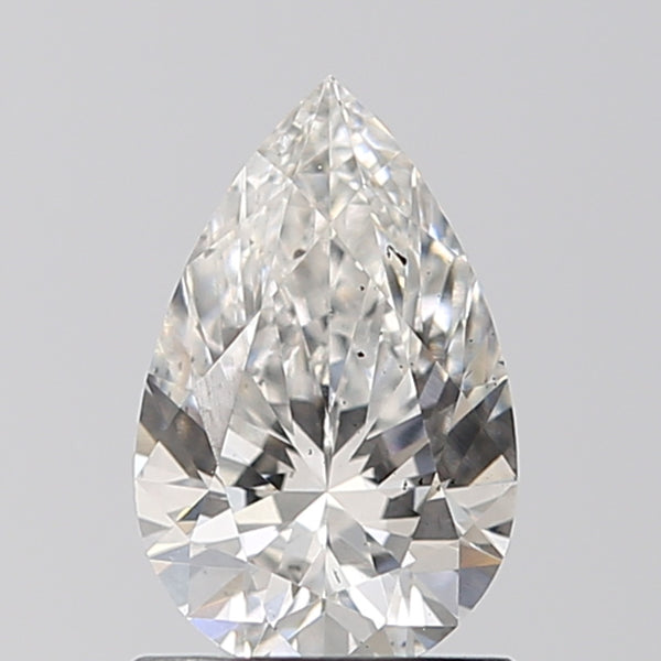 Lab-Grown 0.91 Carat Pear Shape Diamond color F Clarity SI1, precious stones, engagement diamonds