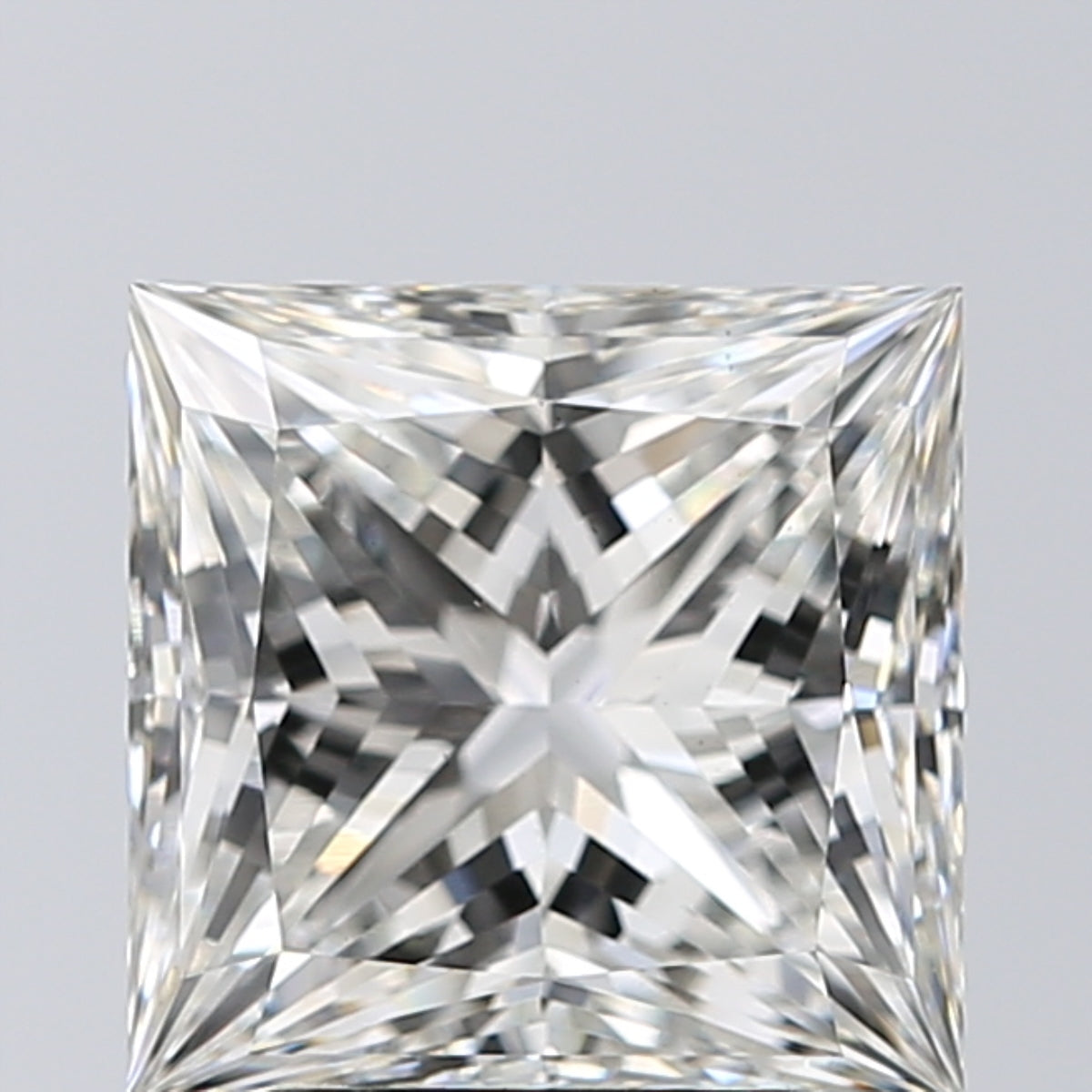 Lab-Grown 2.70 Carat Princess Cut Diamond color G Clarity VS2, precious stones, engagement diamonds