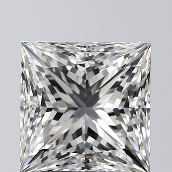 Lab-Grown 2.30 Carat Princess Cut Diamond color G Clarity VS1, precious stones, engagement diamonds