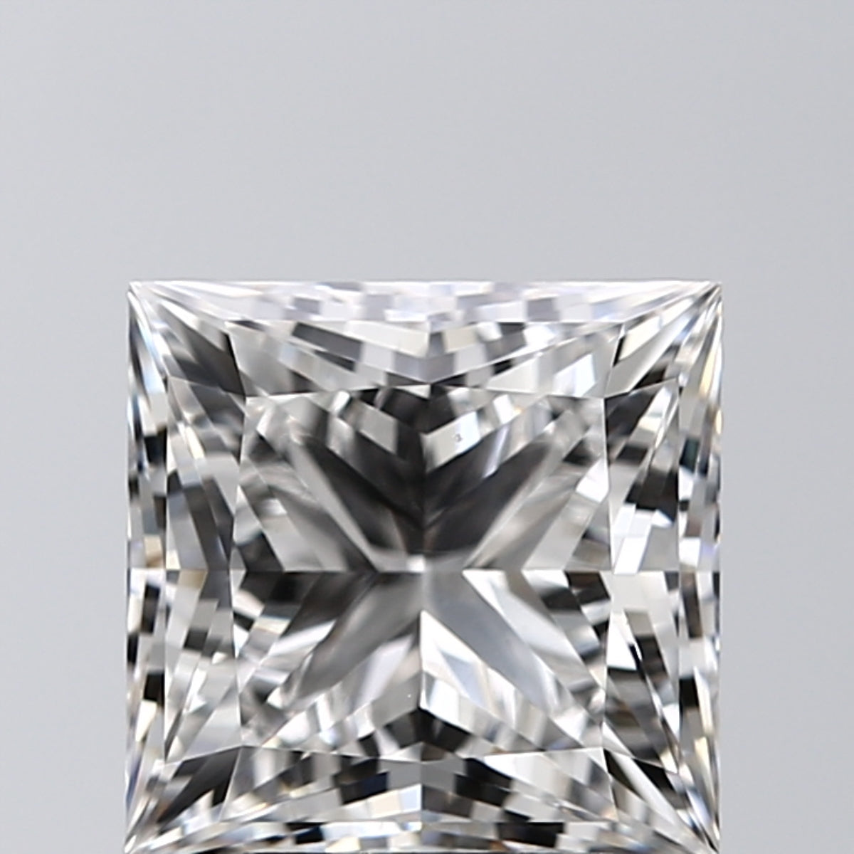 Lab-Grown 2.72 Carat Princess Cut Diamond color G Clarity VS1, precious stones, engagement diamonds