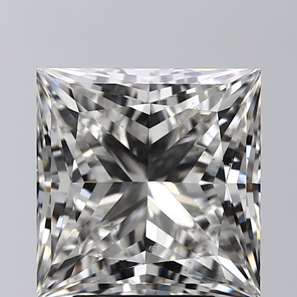 Lab-Grown 3.72 Carat Princess Cut Diamond color H Clarity VS2, precious stones, engagement diamonds