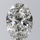 Lab-Grown 3.01 Carat Oval Shape Diamond color G Clarity SI1, precious stones, engagement diamonds