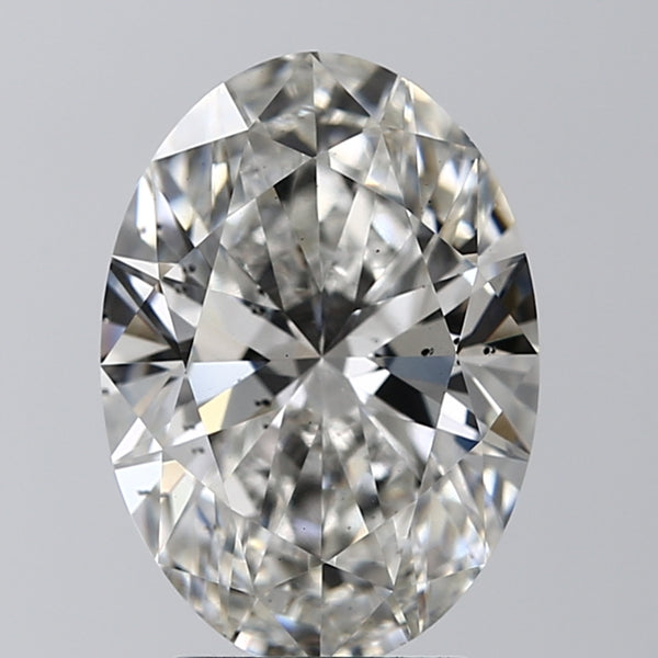 Lab-Grown 3.01 Carat Oval Shape Diamond color G Clarity SI1, precious stones, engagement diamonds