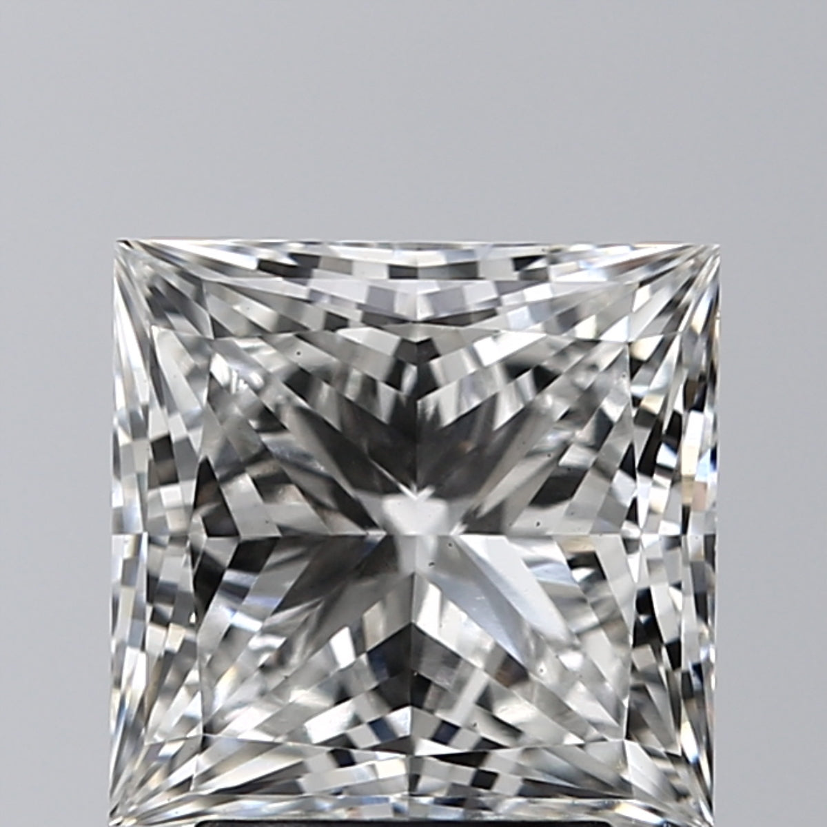 Lab-Grown 2.70 Carat Princess Cut Diamond color G Clarity VS2, precious stones, engagement diamonds
