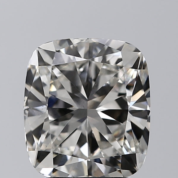 Lab-Grown 3.01 Carat Cushion Modified Brilliant Cut Diamond color H Clarity VS1, precious stones, engagement diamonds