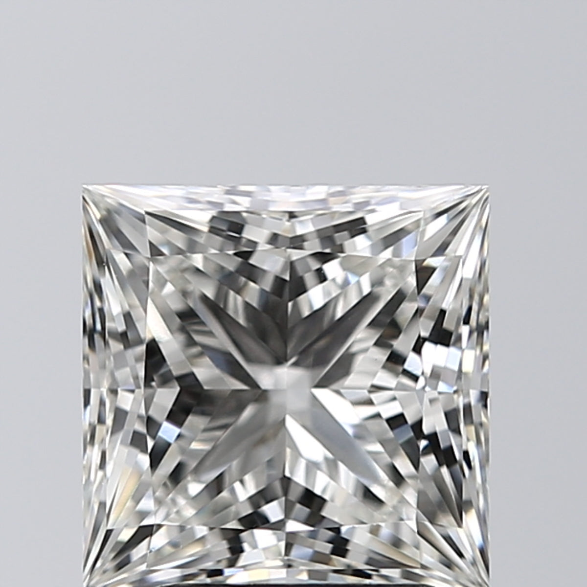 Lab-Grown 2.73 Carat Princess Cut Diamond color G Clarity VVS2, precious stones, engagement diamonds