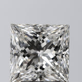 Lab-Grown 2.81 Carat Princess Cut Diamond color G Clarity VS2, precious stones, engagement diamonds