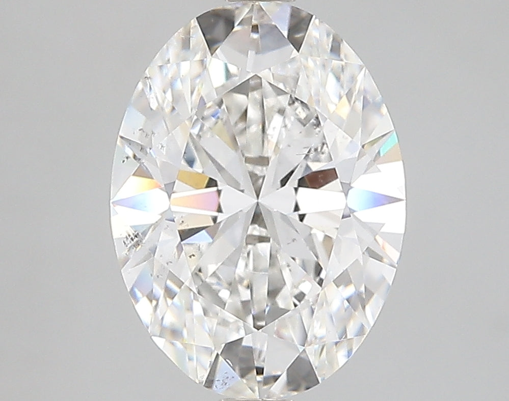 Lab-Grown 3.02 Carat Oval Shape Diamond color F Clarity SI1 With GIA Certificate, precious stones, engagement diamonds