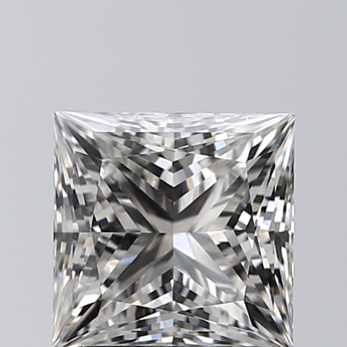 Lab-Grown 1.74 Carat Princess Cut Diamond color G Clarity VS1, precious stones, engagement diamonds
